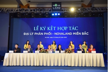 Lễ kí kết hợp tác chiến lược và kick-off sale Novaland miền Bắc
